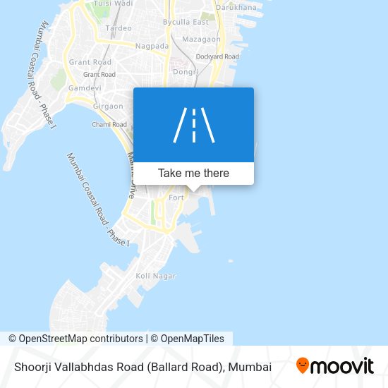 Shoorji Vallabhdas Road (Ballard Road) map