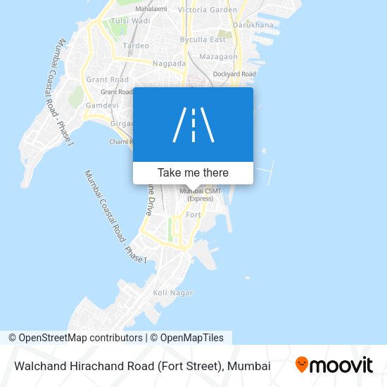 Walchand Hirachand Road (Fort Street) map