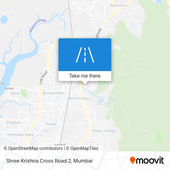 Shree Krishna Cross Road 2 map