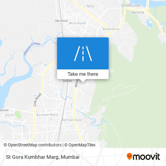 St Gora Kumbhar Marg map