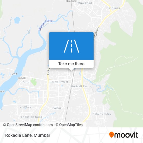 Rokadia Lane map