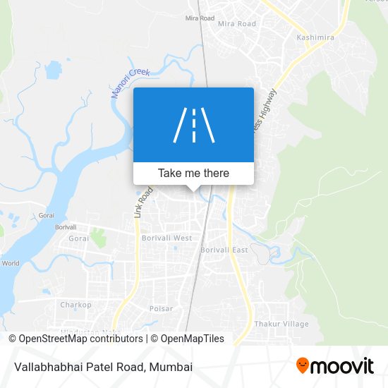 Vallabhabhai Patel Road map