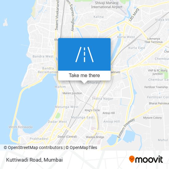 Kuttiwadi Road map