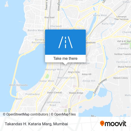 Takandas H. Kataria Marg map