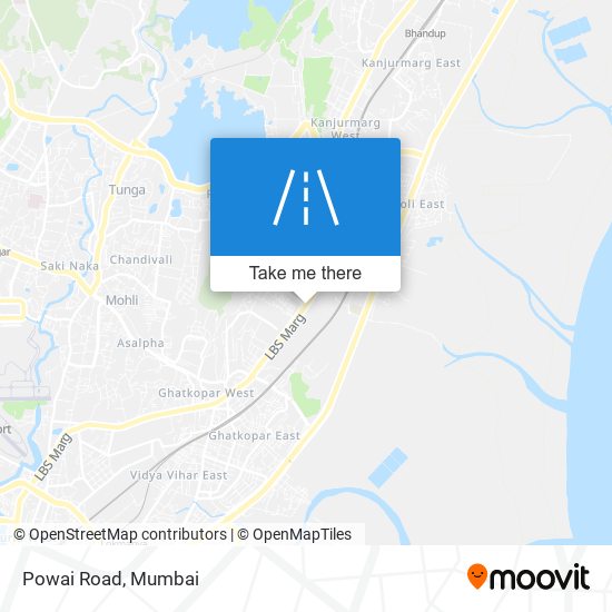 Powai Road map