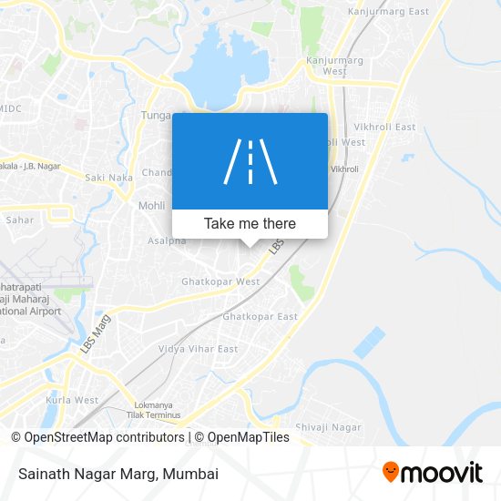 Sainath Nagar Marg map