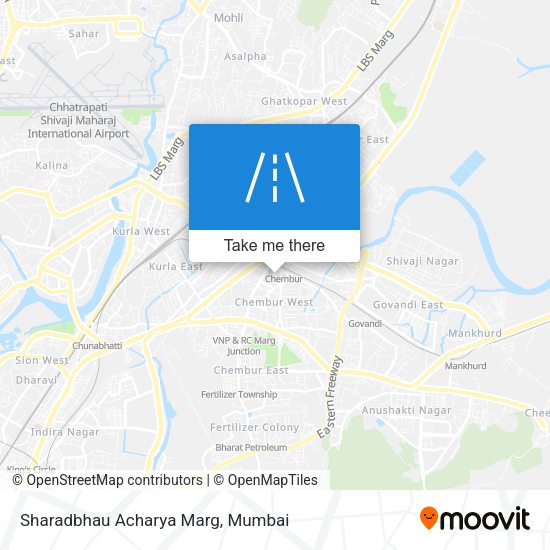 Sharadbhau Acharya Marg map