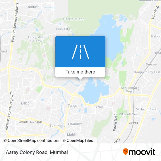 Aarey Colony Road map