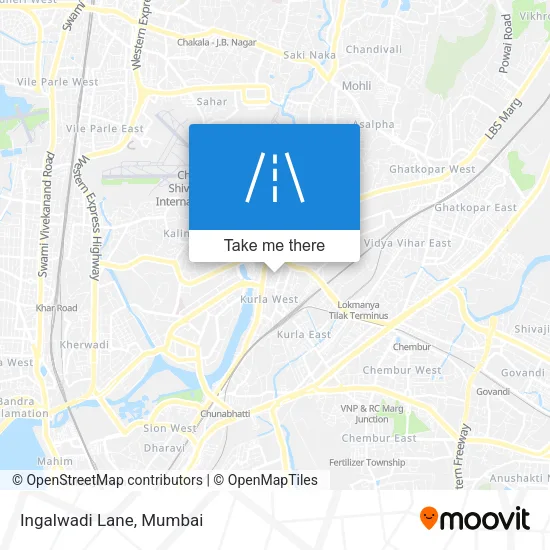 Ingalwadi Lane map