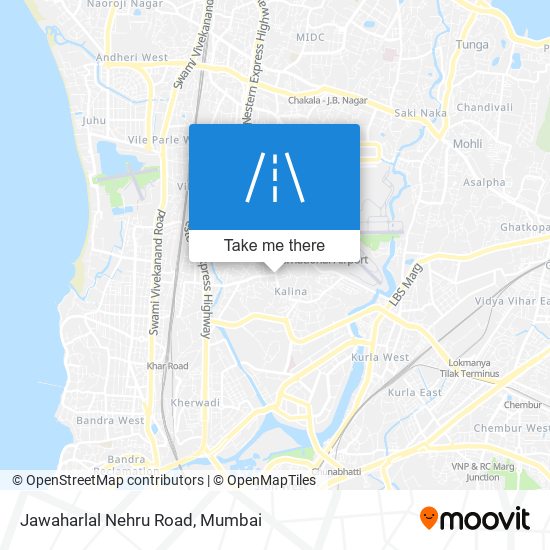 Jawaharlal Nehru Road map