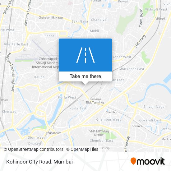 Kohinoor City Road map