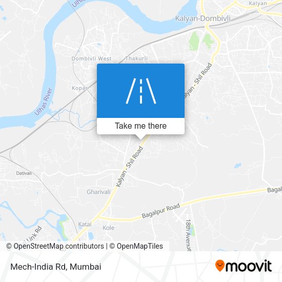 Mech-India Rd map