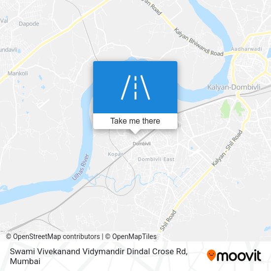 Swami Vivekanand Vidymandir Dindal Crose Rd map