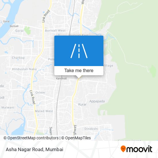 Asha Nagar Road map