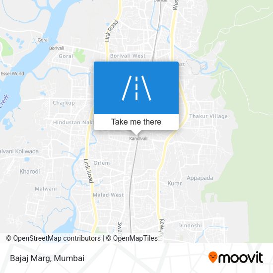 Bajaj Marg map