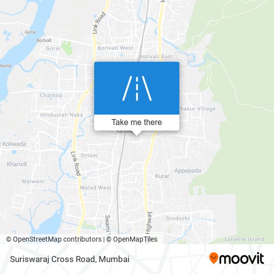 Suriswaraj Cross Road map