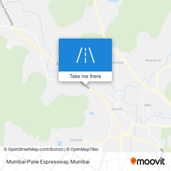 Mumbai-Pune Expressway map