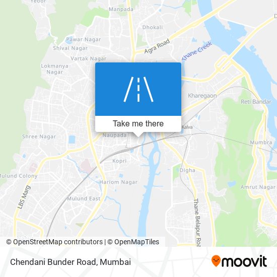 Chendani Bunder Road map