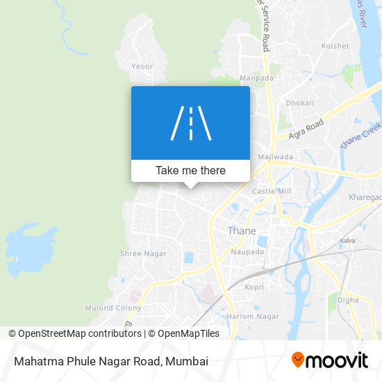 Mahatma Phule Nagar Road map