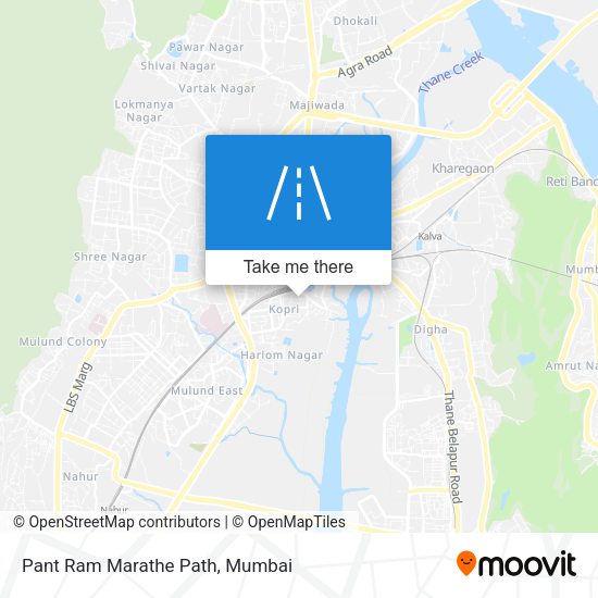 Pant Ram Marathe Path map