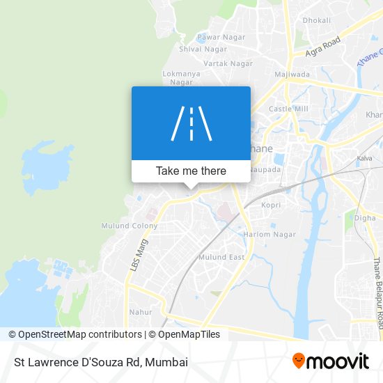 St Lawrence D'Souza Rd map