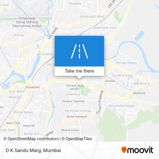 D K Sandu Marg map