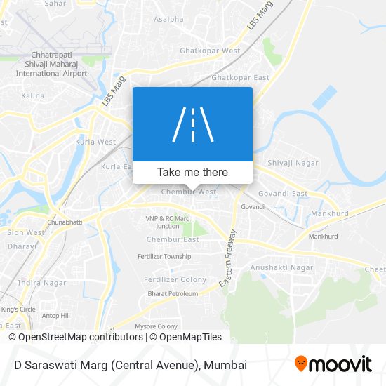 D Saraswati Marg (Central Avenue) map