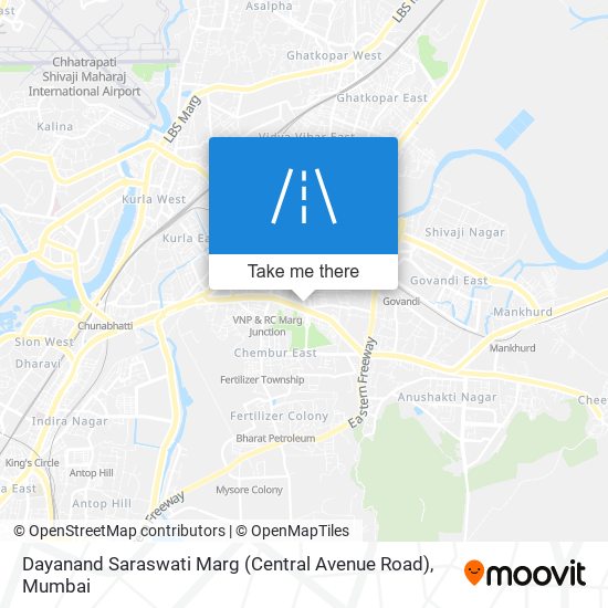 Dayanand Saraswati Marg (Central Avenue Road) map