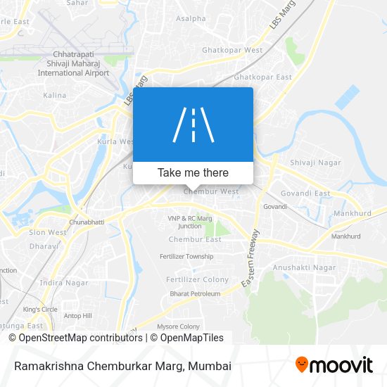 Ramakrishna Chemburkar Marg map