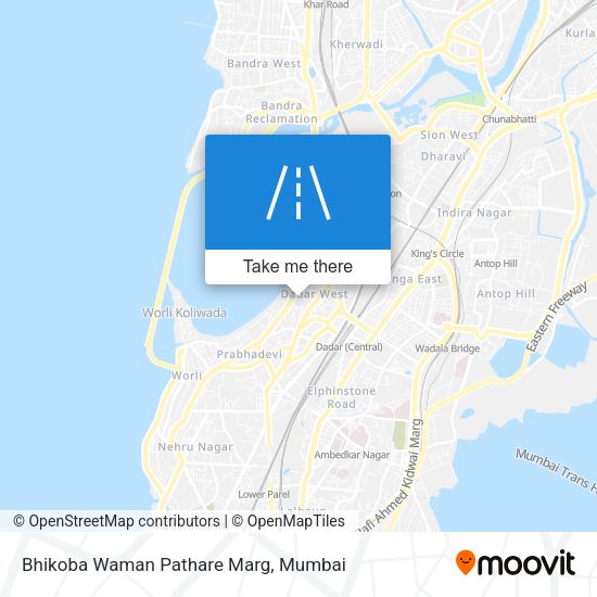 Bhikoba Waman Pathare Marg map