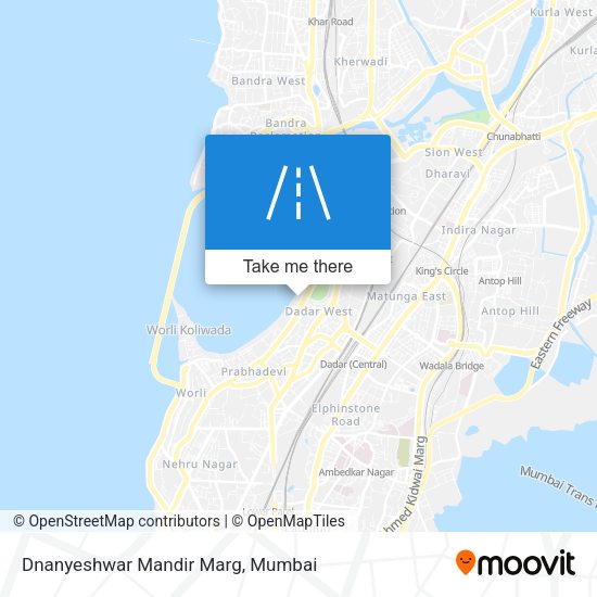 Dnanyeshwar Mandir Marg map