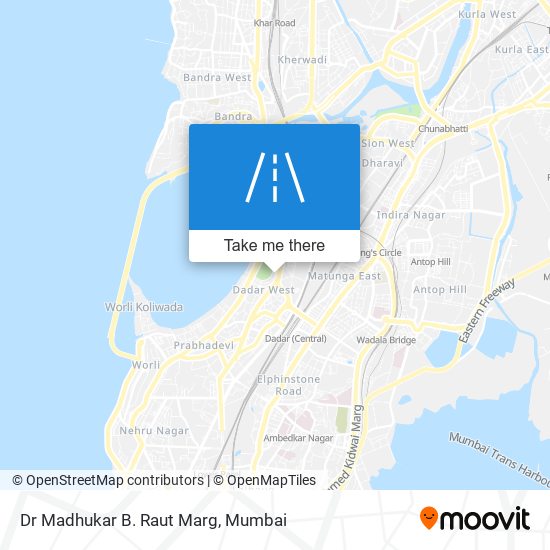 Dr Madhukar B. Raut Marg map