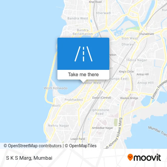 S K S Marg map