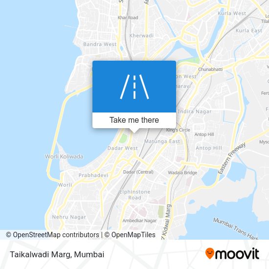 Taikalwadi Marg map