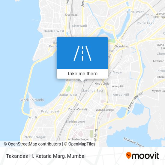 Takandas H. Kataria Marg map