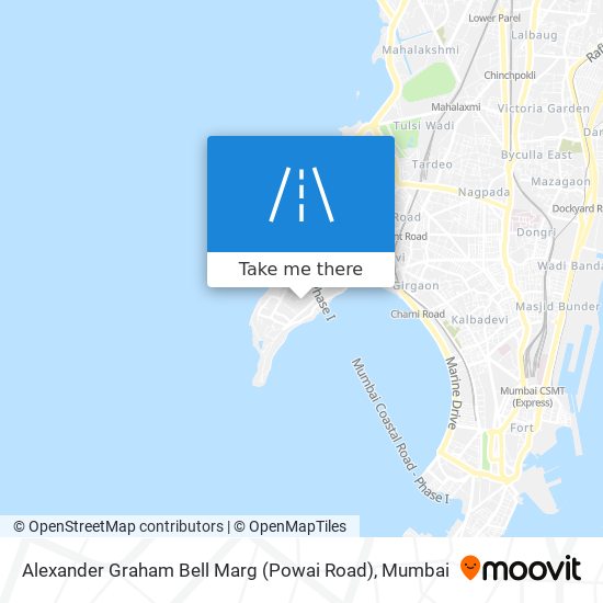 Alexander Graham Bell Marg (Powai Road) map