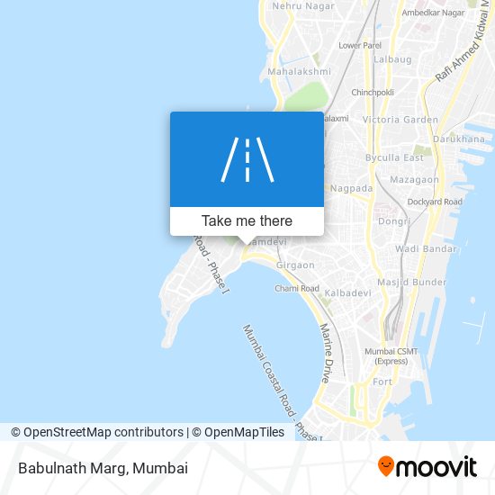 Babulnath Marg map