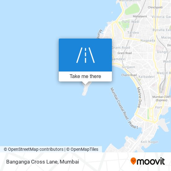 Banganga Cross Lane map