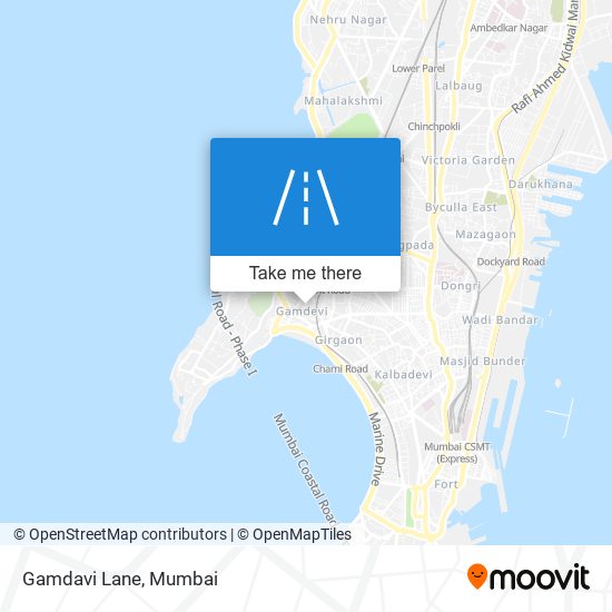 Gamdavi Lane map