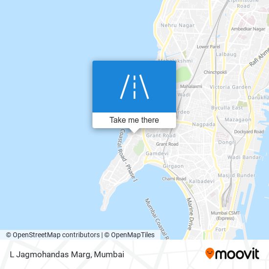 L Jagmohandas Marg map