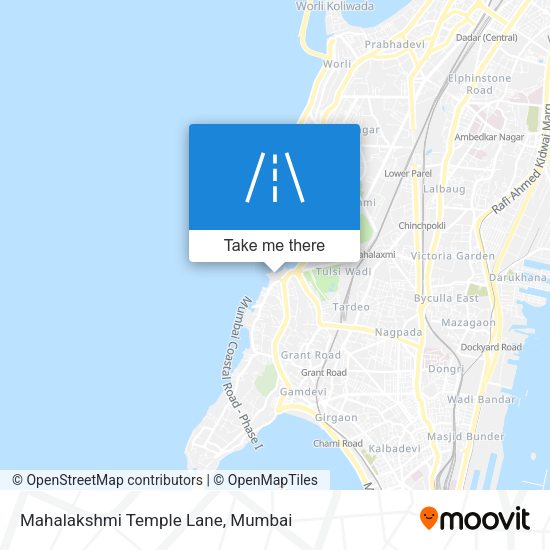 Mahalakshmi Temple Lane map