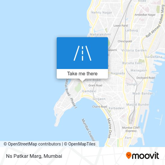 Ns Patkar Marg map