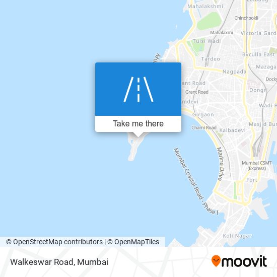 Walkeswar Road map