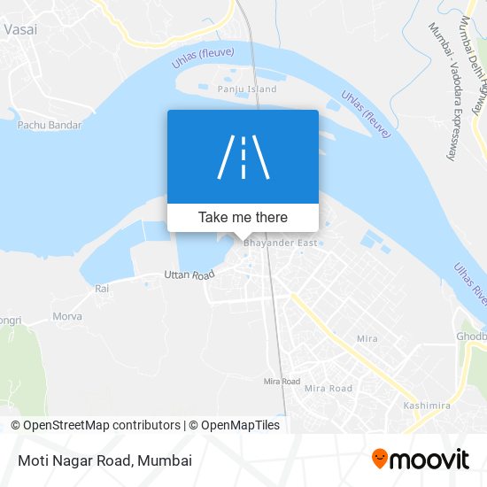 Moti Nagar Road map