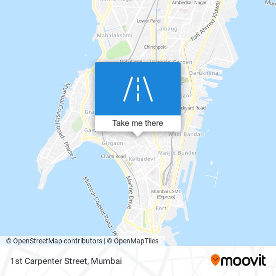 1st Carpenter Street map