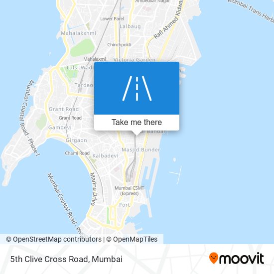 5th Clive Cross Road map