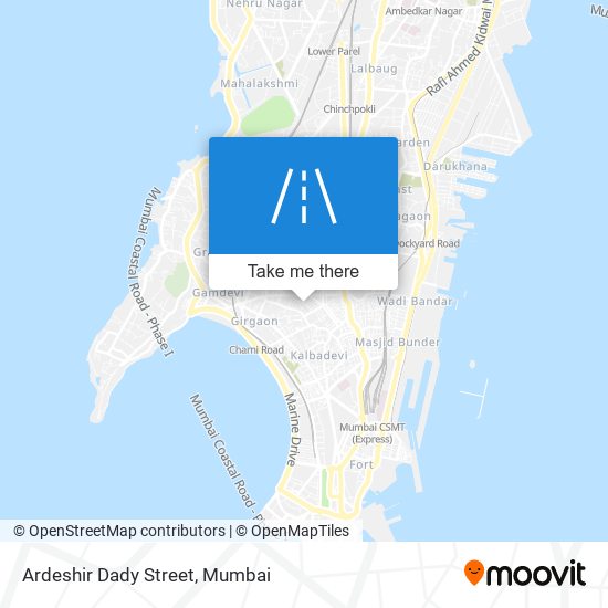 Ardeshir Dady Street map