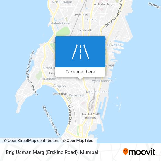 Brig Usman Marg (Erskine Road) map