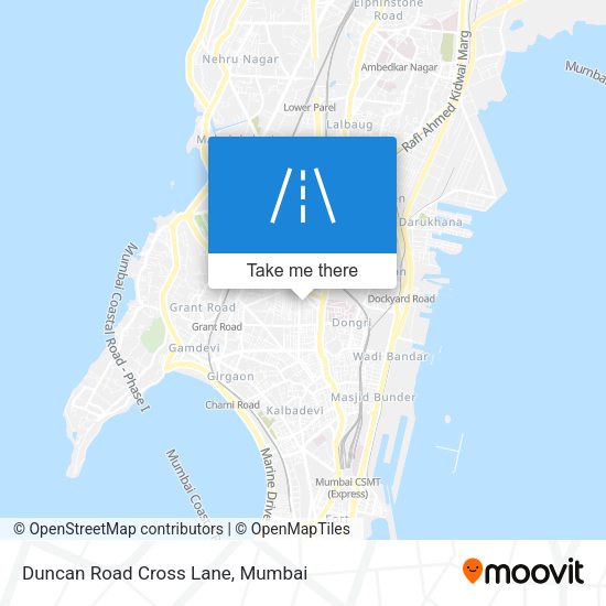 Duncan Road Cross Lane map