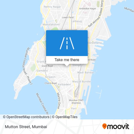 Mutton Street map